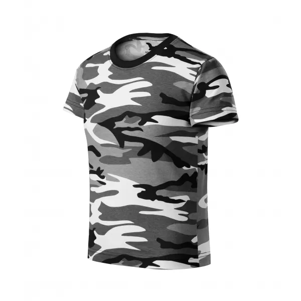  Детска тениска MALFINI CAMOUFLAGE 149 КАМУФЛАЖНО СИВО 