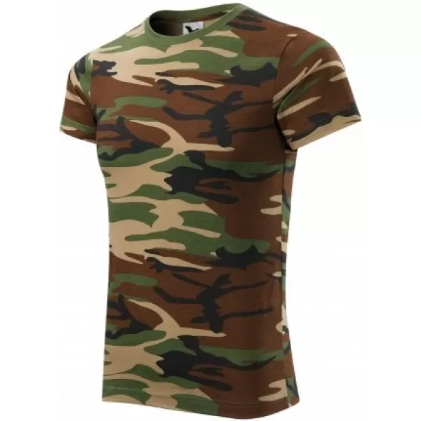 Мъжка тениска MALFINI CAMOUFLAGE 144 КАМУФЛАЖНО КАФЯВО 