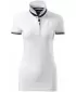 Дамска тениска с яка MALFINI PREMIUM COLLAR UP 257 БЯЛО