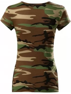 Дамска тениска MALFINI CAMO PURE 122 КАМУФЛАЖНО КАФЯВО
