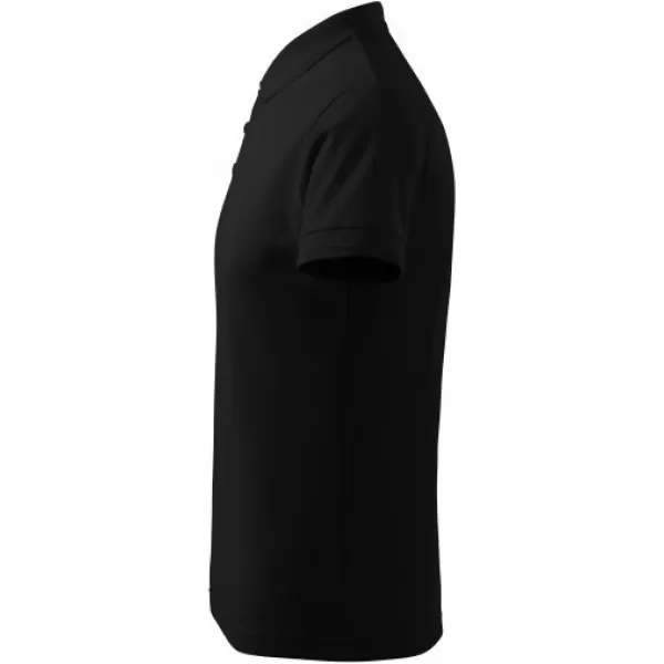  Мъжка тениска с яка MALFINI PIQUE POLO 203 ЧЕРЕН 