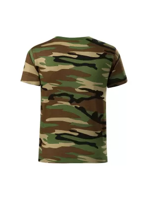 Детска тениска MALFINI CAMOUFLAGE 149 КАМУФЛАЖНО КАФЯВО