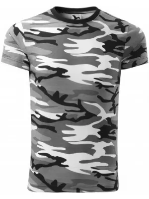 Мъжка тениска MALFINI CAMOUFLAGE 144 КАМУФЛАЖНО СИВО