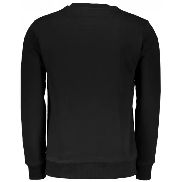  Мъжки суичър OMBRE AB1045 ЧЕРНО 