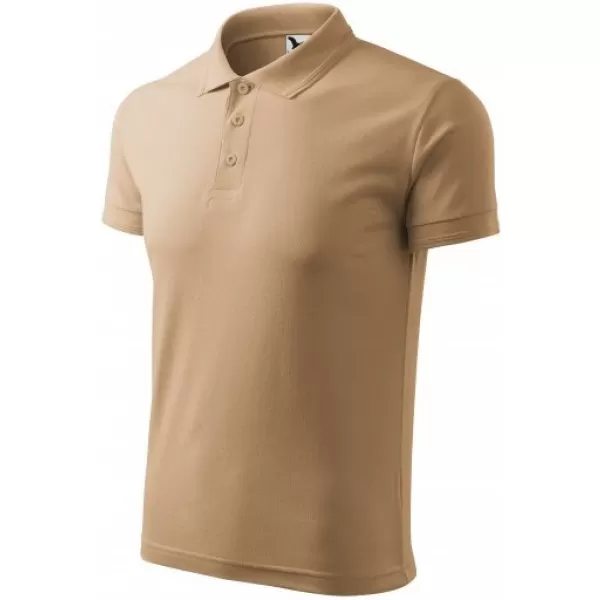  Мъжка тениска с яка MALFINI PIQUE POLO 203 ПЯСЪЧЕН 