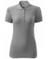 Дамска тениска с яка MALFINI COTTON 213 ТЪМНОСИВИ ОТБЛЯСЪЦИ