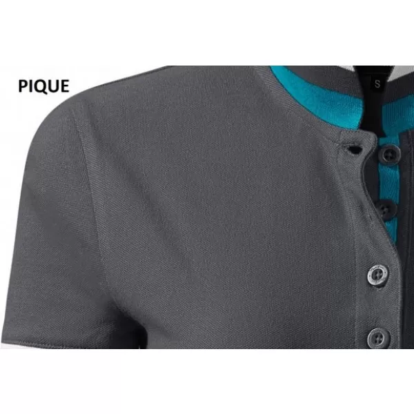  Мъжка тениска с яка MALFINI PREMIUM COLLAR UP 256 СВЕТЪЛ АНТРАЦИТ 