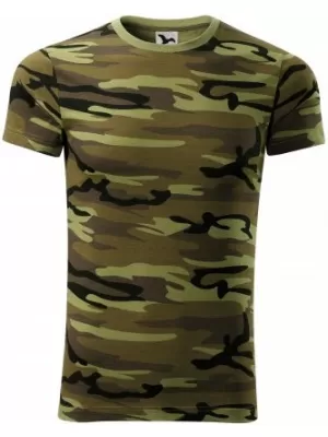 Мъжка тениска MALFINI CAMOUFLAGE 144 КАМУФЛАЖНО ЗЕЛЕНО