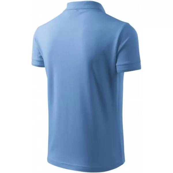  Мъжка тениска с яка MALFINI PIQUE POLO 203 НЕБЕСНО СИНЬО 
