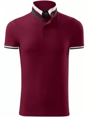Мъжка тениска с яка MALFINI PREMIUM COLLAR UP 256 ГРАНАТ