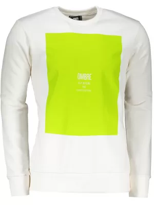 Мъжки суичър OMBRE AB1045 БЯЛ