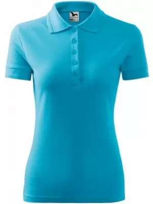 Дамска тениска с яка MALFINI PIQUE POLO 210 ТЮРКОАЗ