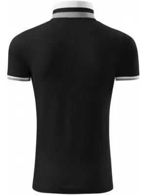 Мъжка тениска с яка MALFINI PREMIUM COLLAR UP 256 ЧЕРЕН