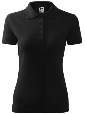 Дамска тениска с яка MALFINI PIQUE POLO 210 ЧЕРЕН
