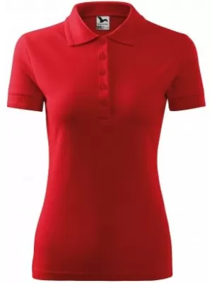 Дамска тениска с яка MALFINI PIQUE POLO 210 ЧЕРВЕНО