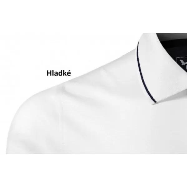  Мъжка тениска с яка MALFINI PREMIUM GRAND 259 БЯЛО 