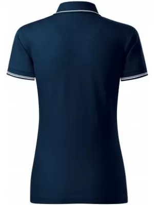 Дамска тениска с яка MALFINI PREMIUM PERFECTION PLAIN 253 МОРСКО СИНЬО