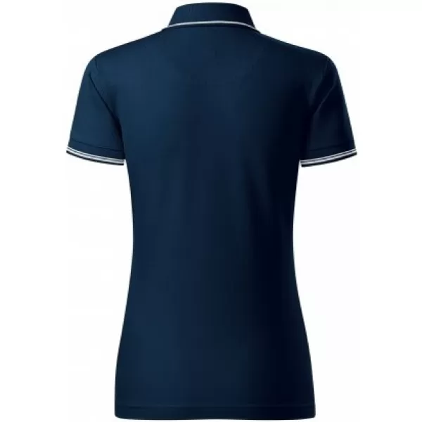  Дамска тениска с яка MALFINI PREMIUM PERFECTION PLAIN 253 МОРСКО СИНЬО 