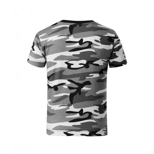  Детска тениска MALFINI CAMOUFLAGE 149 КАМУФЛАЖНО СИВО 