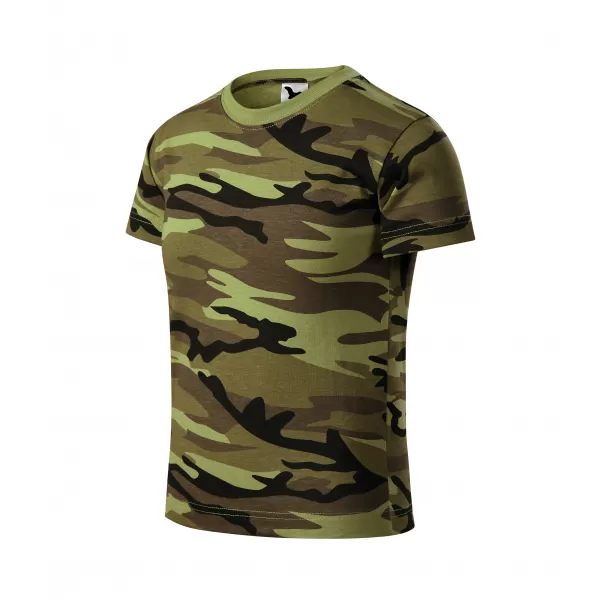  Детска тениска MALFINI CAMOUFLAGE 149 КАМУФЛАЖНО ЗЕЛЕНО 
