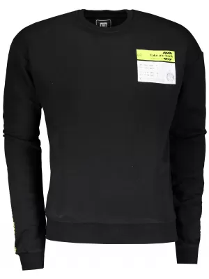 Мъжки суичър OMBRE AB1046 ЧЕРНО