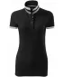 Дамска тениска с яка MALFINI PREMIUM COLLAR UP 257 ЧЕРЕН