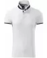 Мъжка тениска с яка MALFINI PREMIUM COLLAR UP 256 БЯЛО