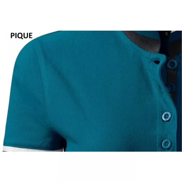  Дамска тениска с яка MALFINI PREMIUM COLLAR UP 257 КЕРОСИН 
