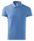 Мъжка тениска с яка MALFINI COTTON 212 НЕБЕСНО СИНЬО