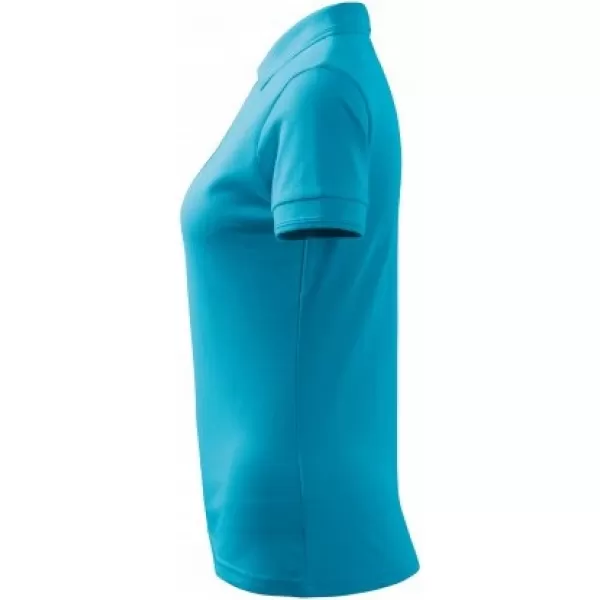  Дамска тениска с яка MALFINI PIQUE POLO 210 ТЮРКОАЗ 