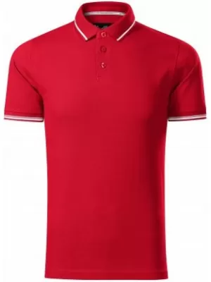 Мъжка тениска с яка MALFINI PREMIUM PERFECTION PLAIN 251 ЧЕРВЕНА ФОРМУЛА