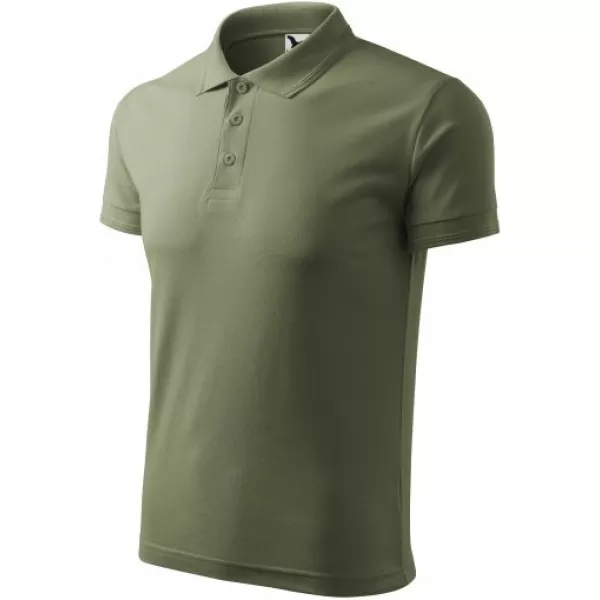  Мъжка тениска с яка MALFINI PIQUE POLO 203 КАКИ 