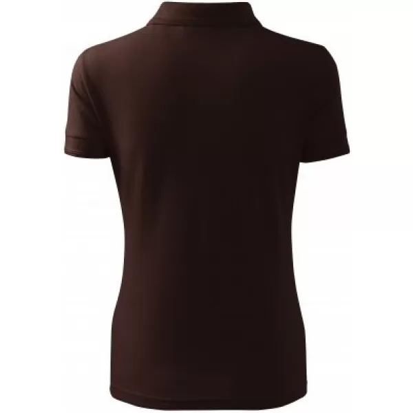  Дамска тениска с яка MALFINI PIQUE POLO 210 КАФЕ 