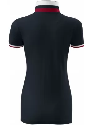 Дамска тениска с яка MALFINI PREMIUM COLLAR UP 257 ТЪМЕН ФЛОТ