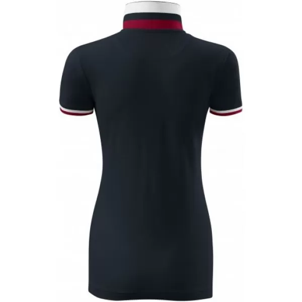 Дамска тениска с яка MALFINI PREMIUM COLLAR UP 257 ТЪМЕН ФЛОТ 