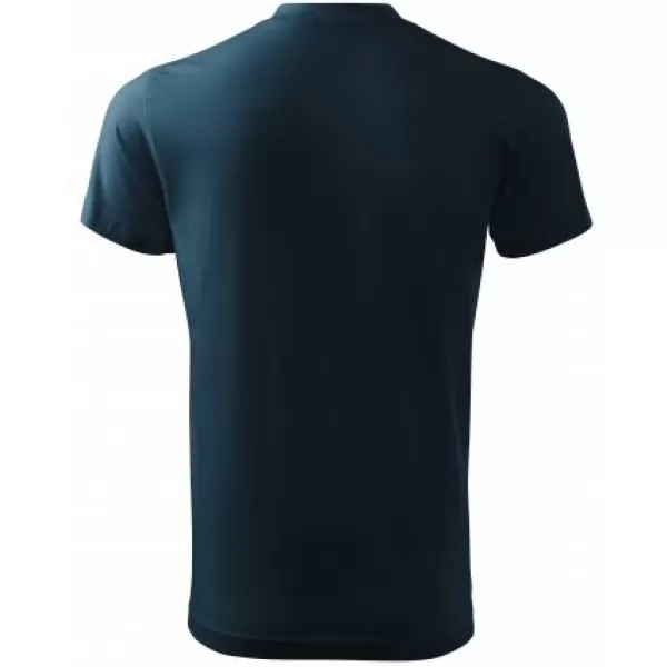  Мъжка тениска MALFINI HEAVY V-NECK 111 МОРСКО СИНЬО 