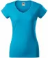 Дамска тениска MALFINI FIT V-NECK 162 ТЮРКОАЗ