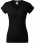 Дамска тениска MALFINI FIT V-NECK 162 ЧЕРЕН