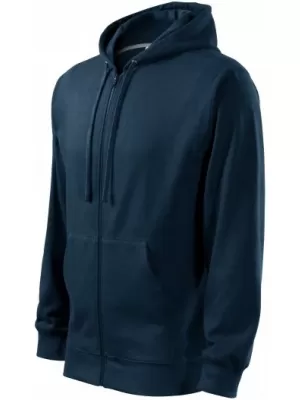 Мъжки суичър MALFINI TRENDY ZIPPER 410 МОРСКО СИНЬО