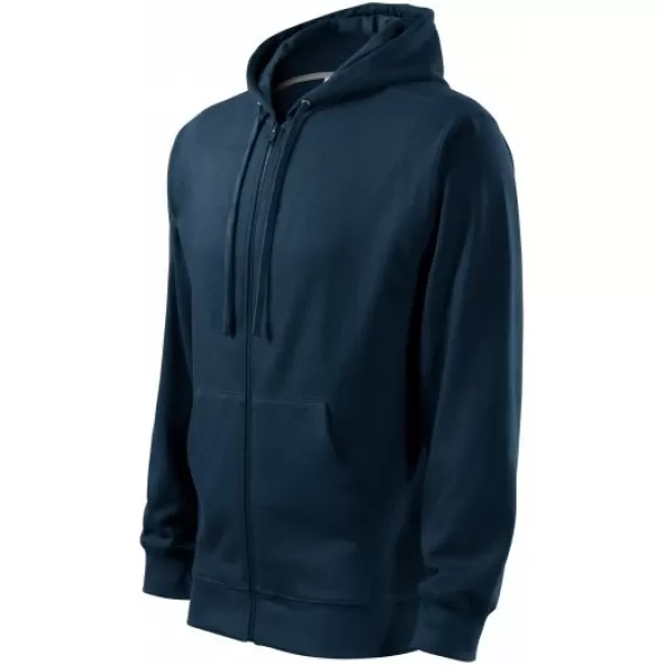  Мъжки суичър MALFINI TRENDY ZIPPER 410 МОРСКО СИНЬО 