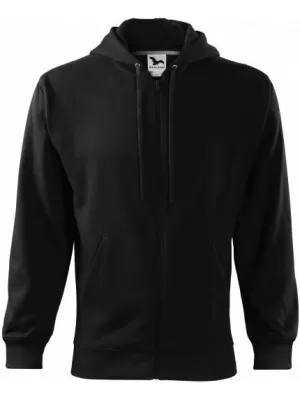 Мъжки суичър MALFINI TRENDY ZIPPER 410 ЧЕРЕН