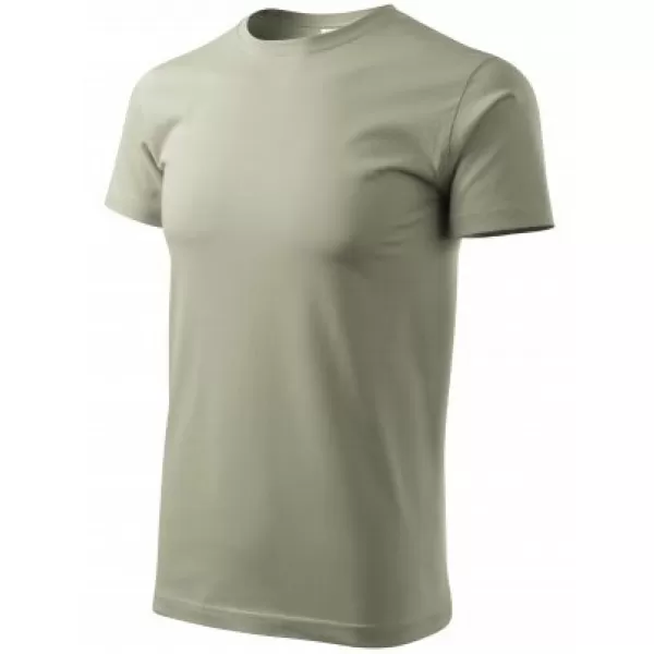  Мъжка тениска MALFINI BASIC 129 СВЕТЛО КАКИ 