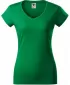 Дамска тениска MALFINI FIT V-NECK 162 СРЕДНО ЗЕЛЕНО