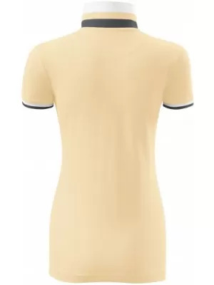 Дамска тениска с яка MALFINI PREMIUM COLLAR UP 257 БЪРБЪН ВАНИЛИЯ