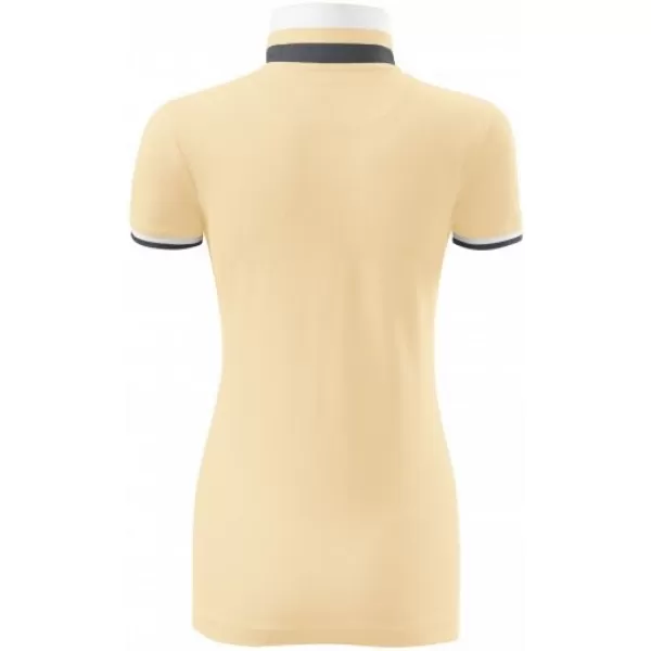  Дамска тениска с яка MALFINI PREMIUM COLLAR UP 257 БЪРБЪН ВАНИЛИЯ 