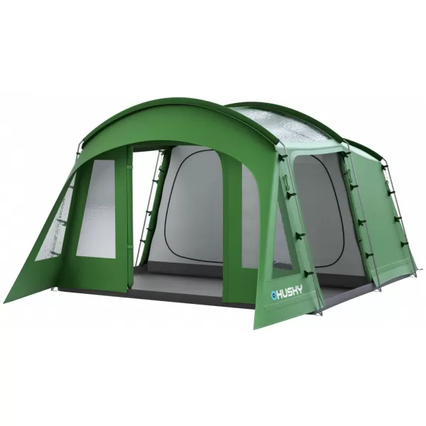  Семейна палатка HUSKY CARAVAN 12 DURAL ЗЕЛЕНО 
