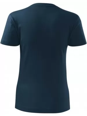 Дамска тениска MALFINI CLASSIC NEW 133 МОРСКО СИНЬО