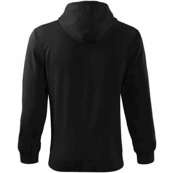  Мъжки суичър MALFINI TRENDY ZIPPER 410 ЧЕРЕН 