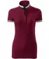 Дамска тениска с яка MALFINI PREMIUM COLLAR UP 257 ГРАНАТ