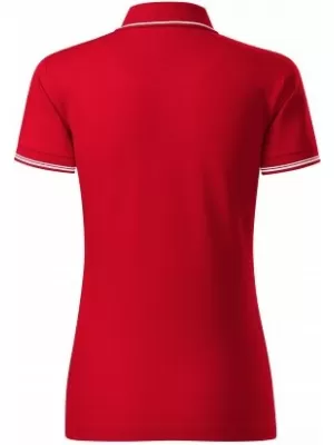 Дамска тениска с яка MALFINI PREMIUM PERFECTION PLAIN 253 ЧЕРВЕНА ФОРМУЛА